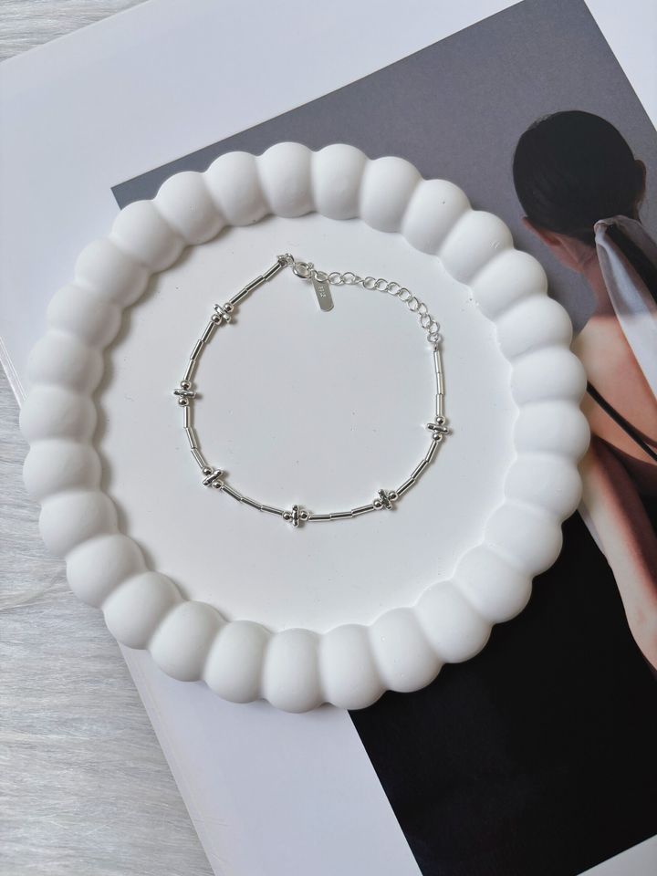 aria beadline bracelet (925 silver)