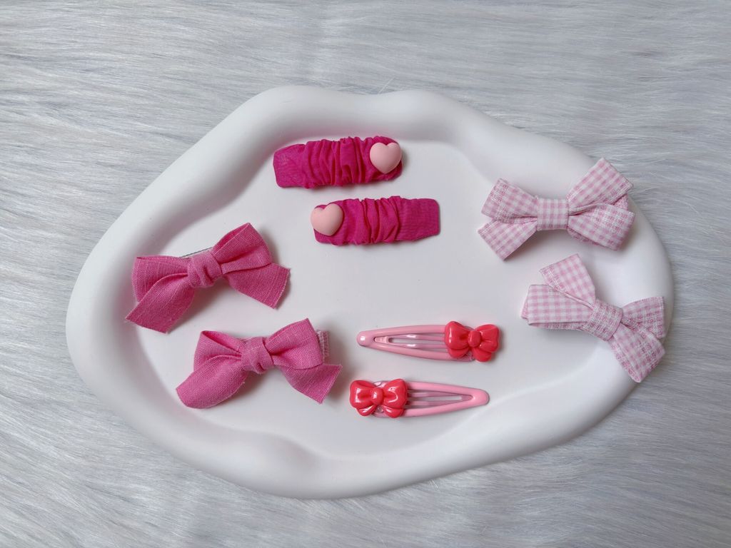 sweet pink mix clip (2pairs duck clip & 2pairs bb clip)
