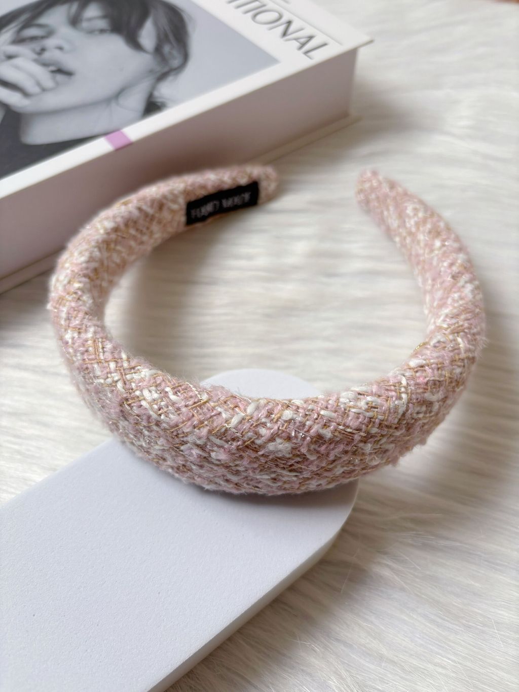 tweed sponge headband
