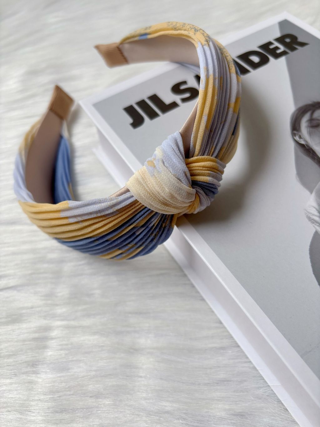 printed knotted headband