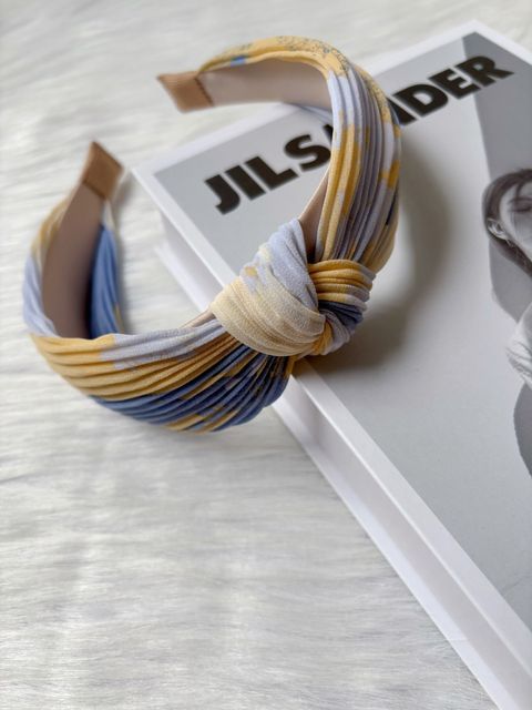 printed knotted headband