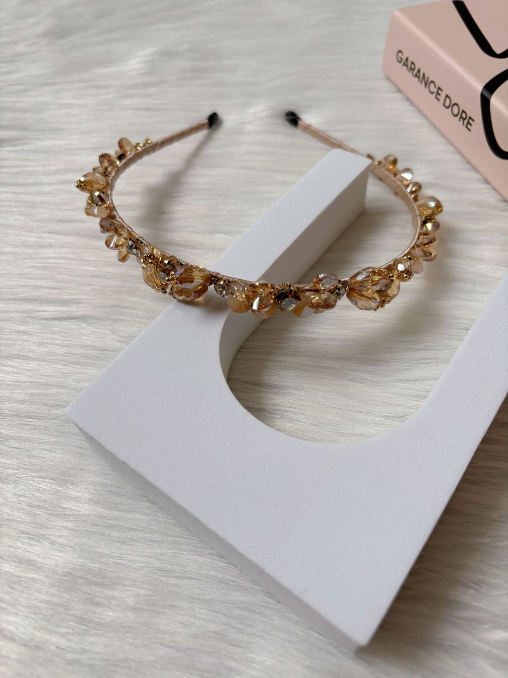 premium handmade crystal headband