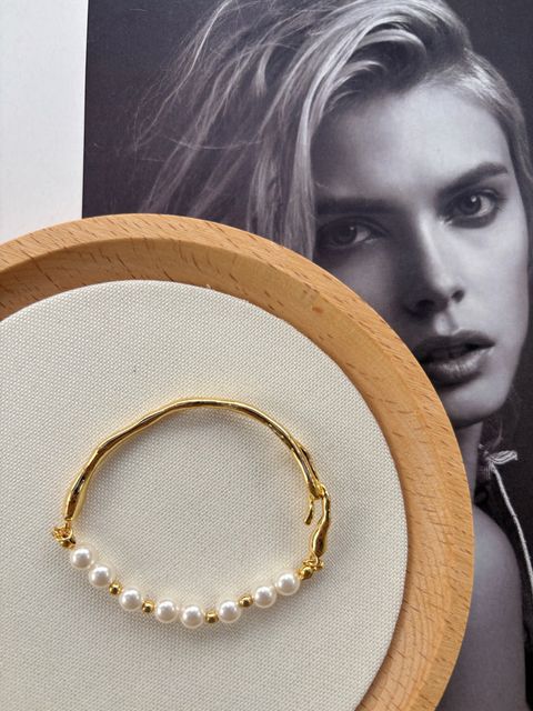 aurelia pearl cuff bracelet