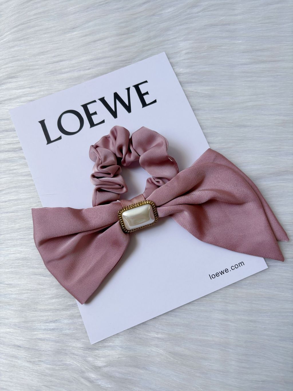 premium satin ribbon scrunchy