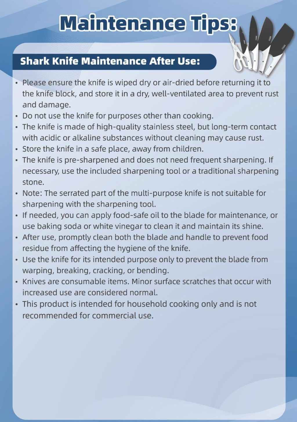 3.1 BLACK TI SHARK KNIFE