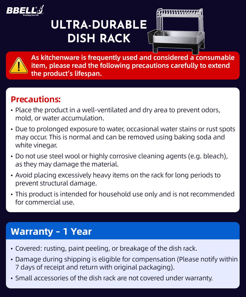 5. DISH RACK