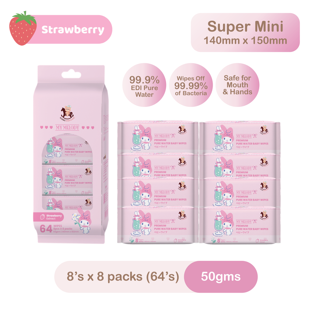 Super Mini Baby Wipes_Strawberry