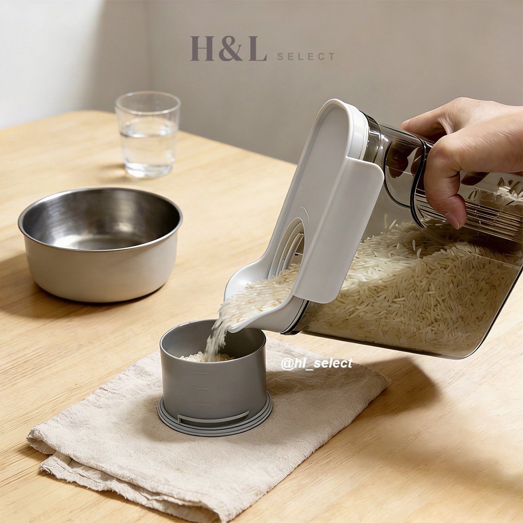 A0433隱藏量杯旋扣米桶11