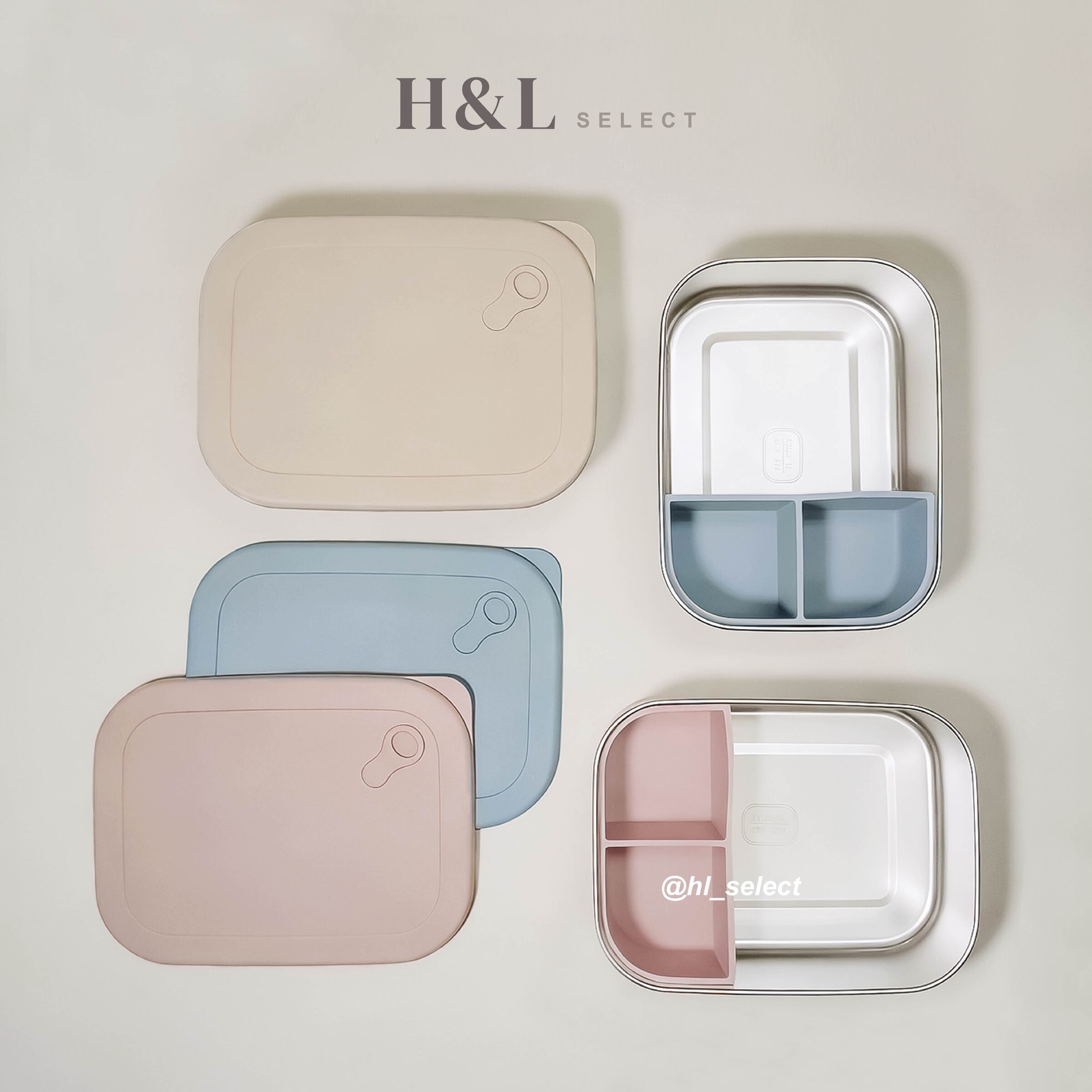 官網Ｉ矽膠不鏽鋼分隔餐盒