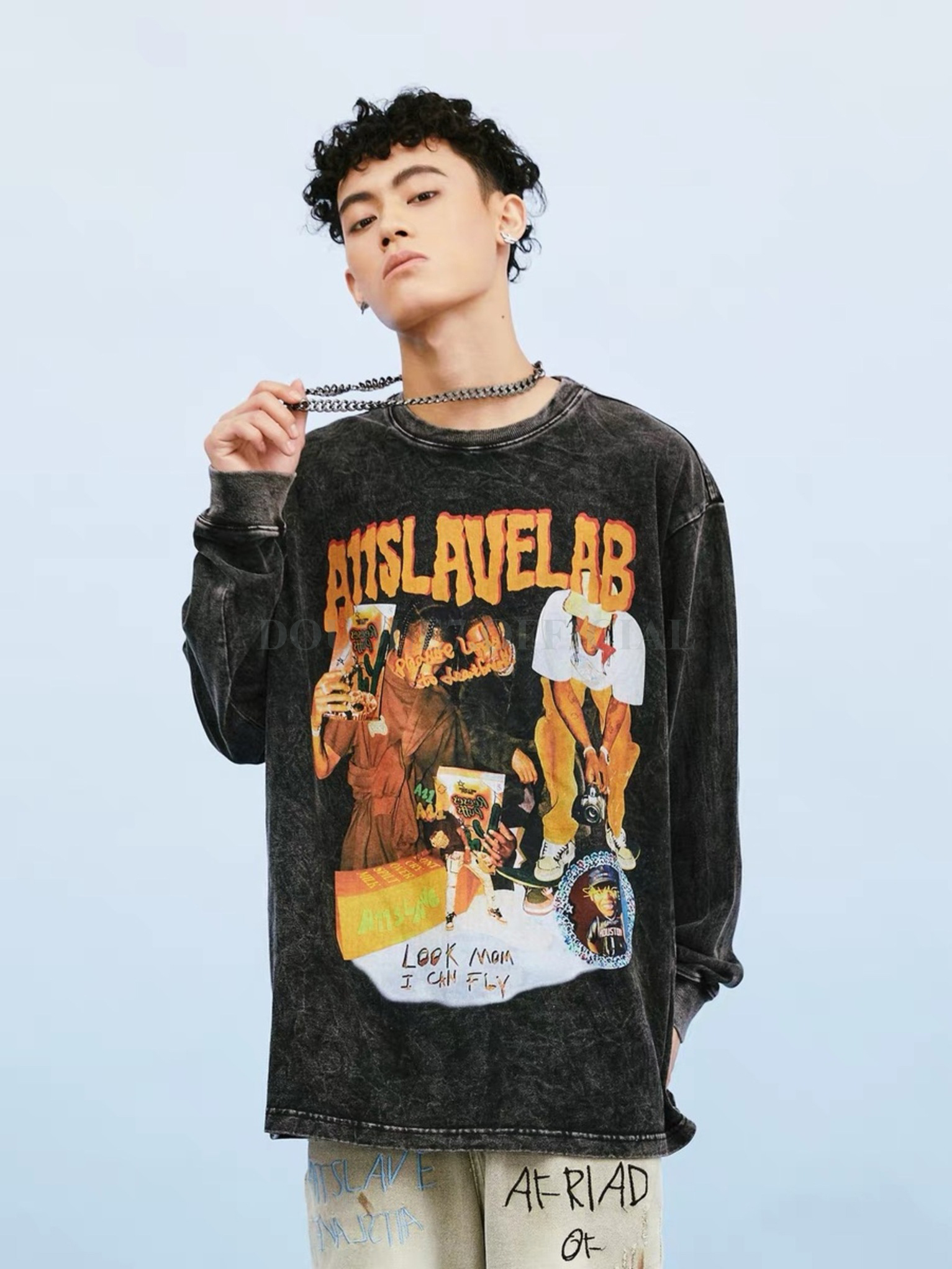 A11SLAVE Long-Sleeve Travis Scott 