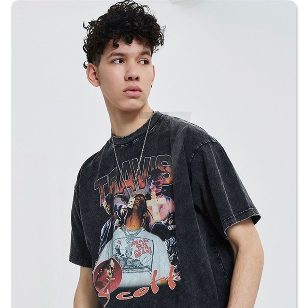 travis scott khaki tee