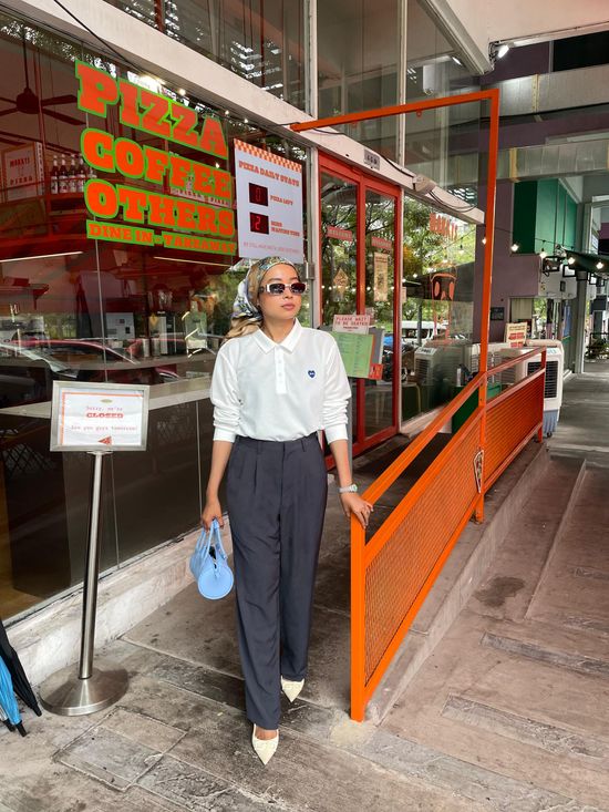 Classic Polo Tees In White | Astrid Mcstella.