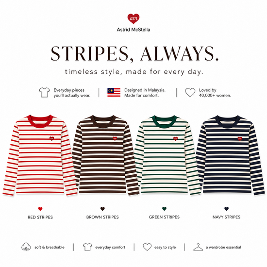 Stripes Tees | Astrid Mcstella.
