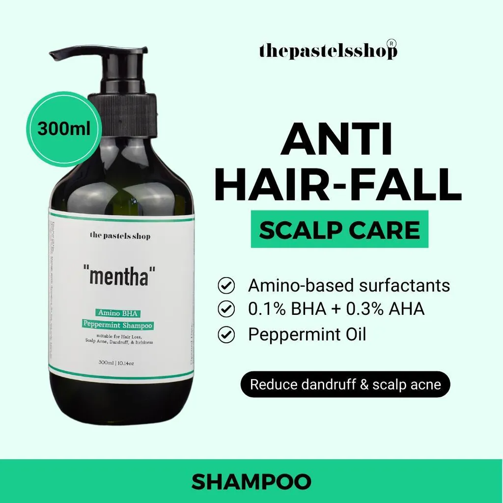 The Pastels Shop "MENTHA" Amino BHA Peppermint Shampoo - 300ml – Wellcome  Pharmacy