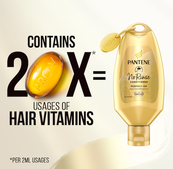 New Pantene No Rinse Conditioner at Wellcome Pharmacy