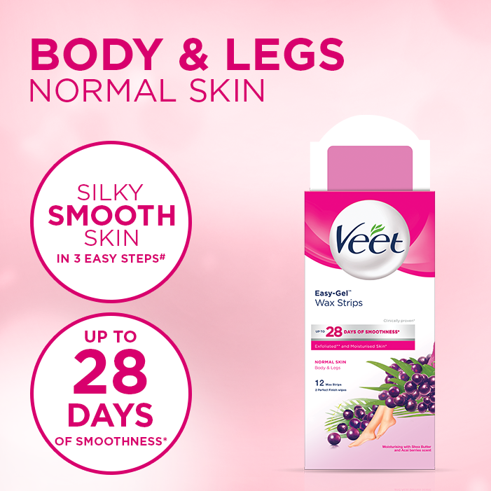 Veet Wax Strip Normal Skin - Wellcome Pharmacy