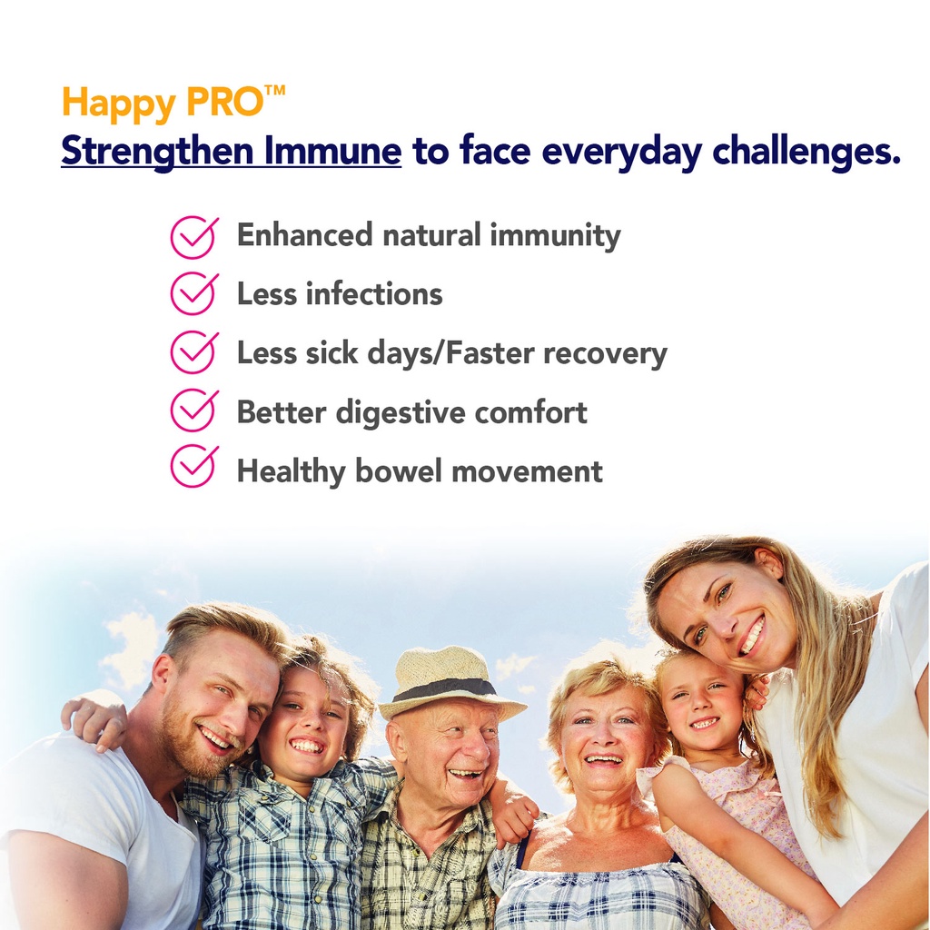 SpringHealth Happy PRO™ Blueberry Drink Mix with 15 Billion CFU Probiotics - 12's - Wellcome Pharmacy