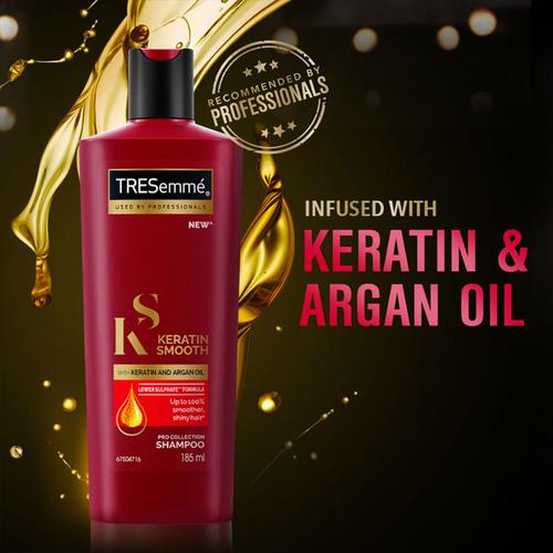 Tresemme Keratin Smooth Shampoo with Argan Oil & Keratin - 340ml - Wellcome Pharmacy