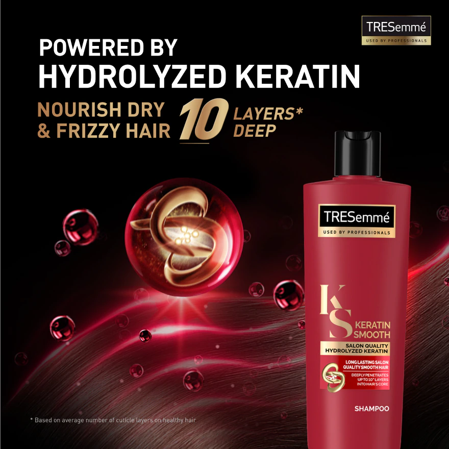Tresemme Keratin Smooth Shampoo with Argan Oil & Keratin - 340ml - Wellcome Pharmacy