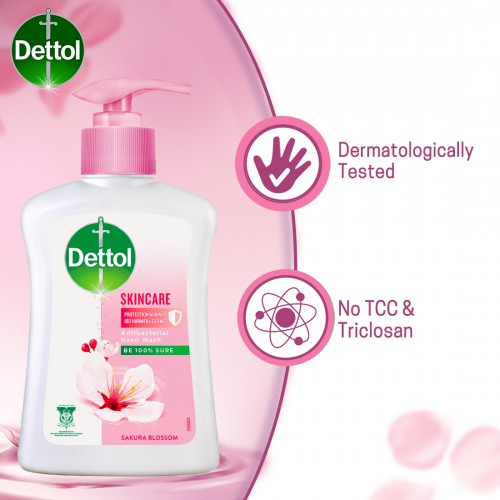 Dettol Antibacterial Liquid Hand Wash - Skincare - 250ml - Wellcome Pharmacy