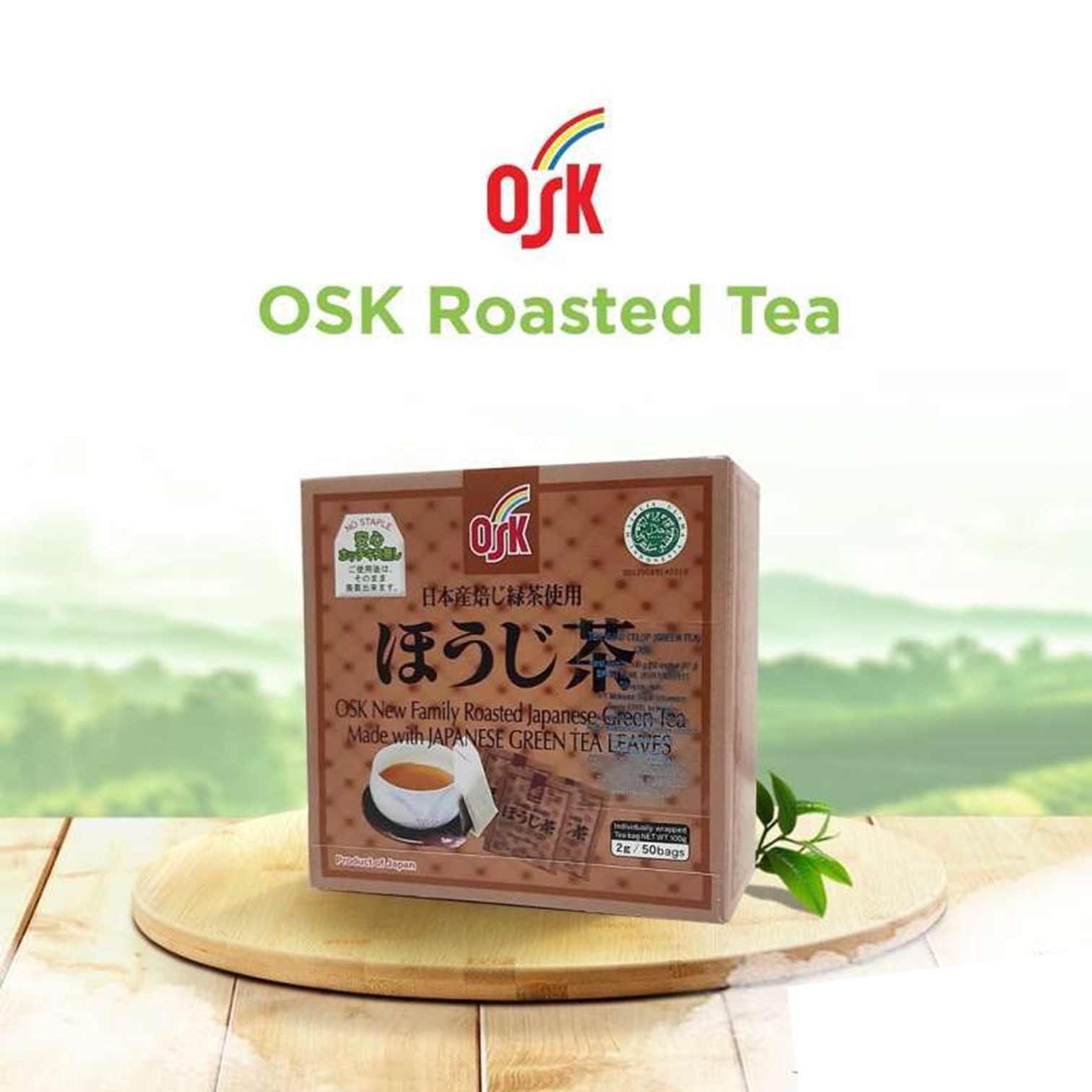 OSK Roasted Green Tea 2g Teabags - 50's - Wellcome Pharmacy