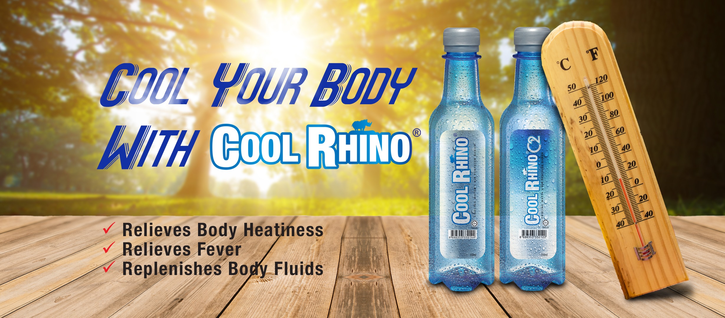 Cool Rhino O2 Cooling Water - 350ml - Wellcome Pharmacy