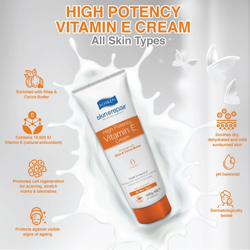 Rosken High Potency Vitamin E Cream - Wellcome Pharmacy