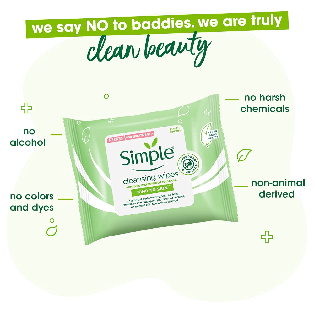 Simple Kind To Skin Facial Cleansing Wipes - Wellcome Pharmacy