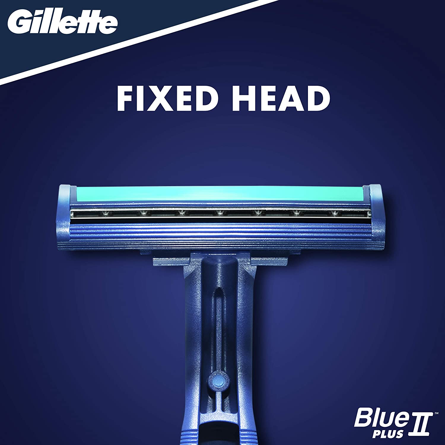 Gillette Blue II Plus Disposable Razor with Lubastrip - Wellcome Pharmacy