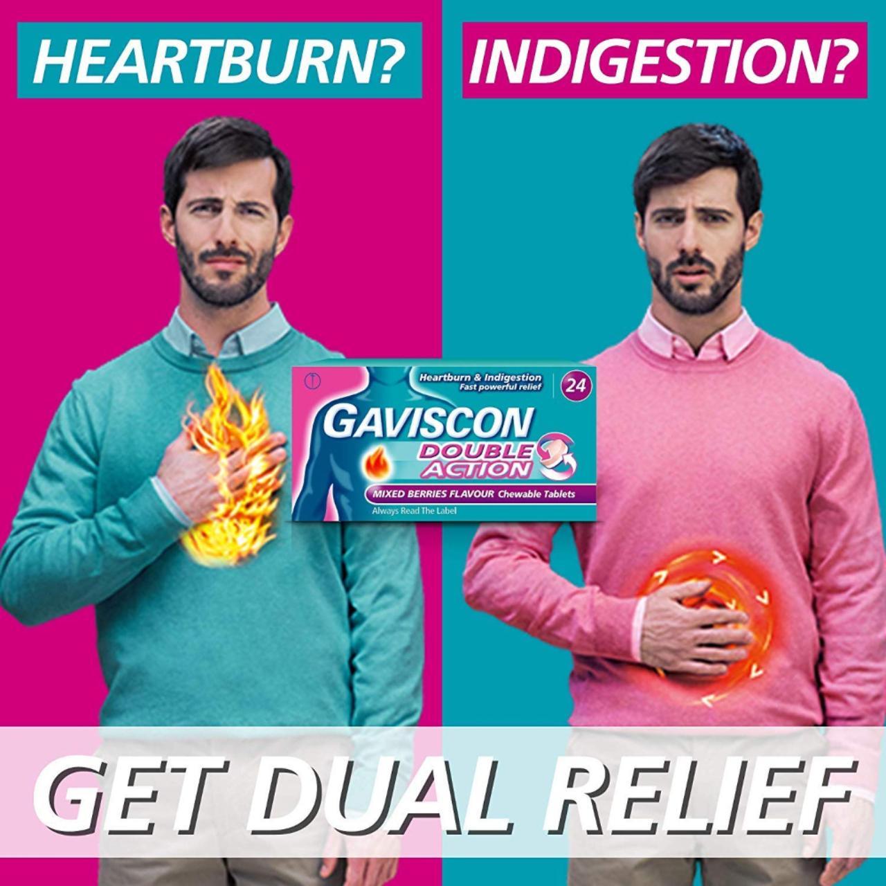 Gaviscon Double Action Tablet  - 16's - Wellcome Pharmacy