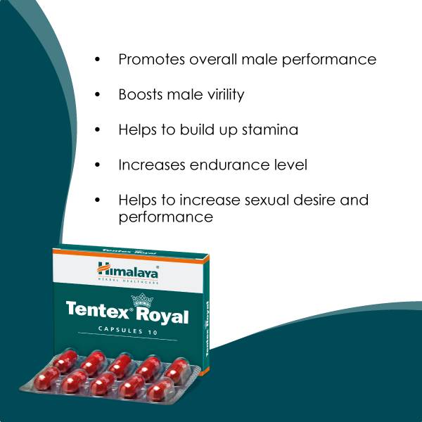 Himalaya Tentex Royal Capsule - Wellcome Pharmacy