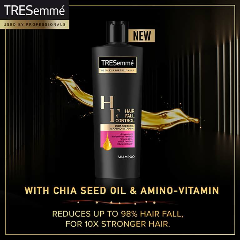 Tresemme Hair Fall Control Shampoo with Chia Seed Oil & Amino-Vitamin -  340ml – Wellcome Pharmacy