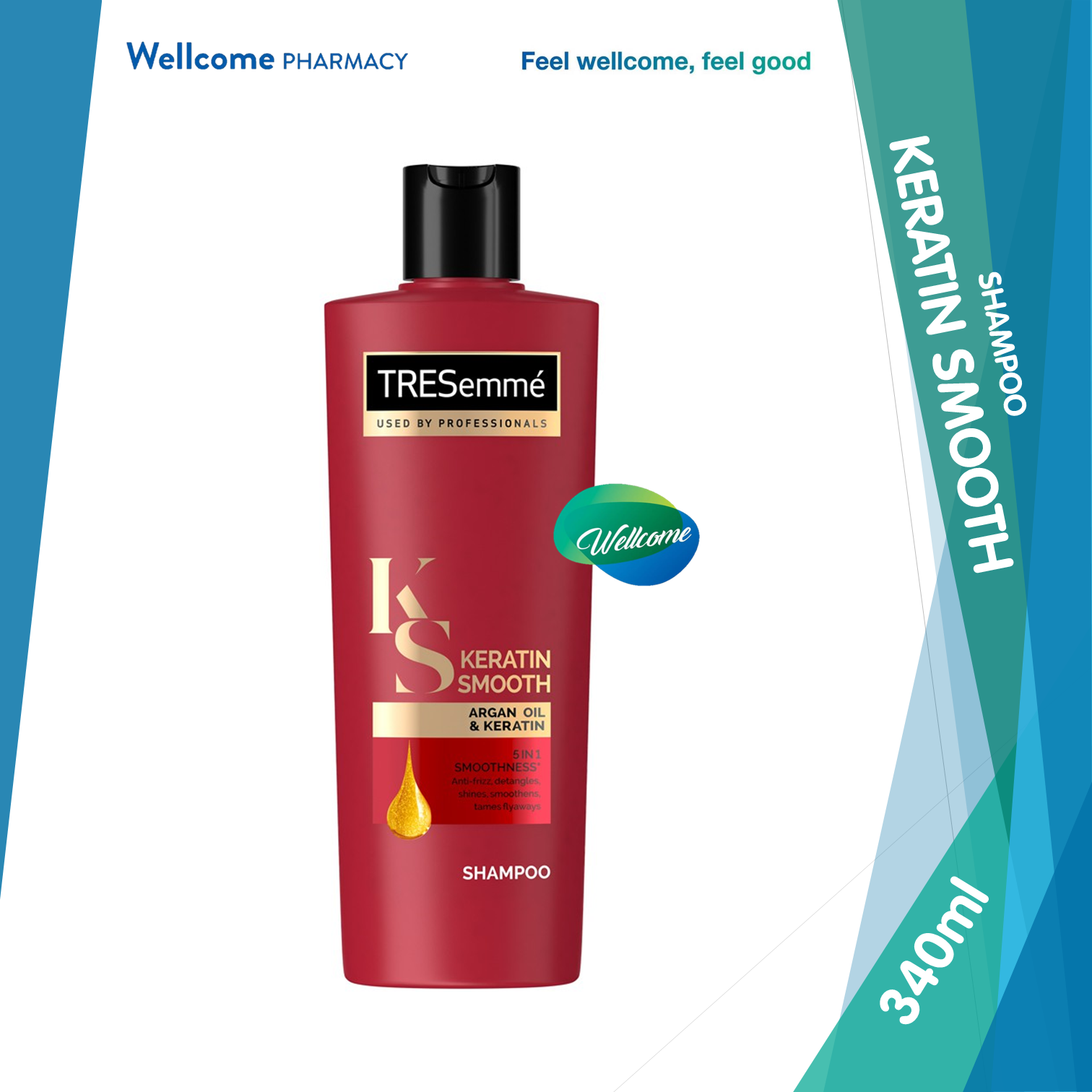 Tresemme Keratin Smooth Shampoo - 340ml.png