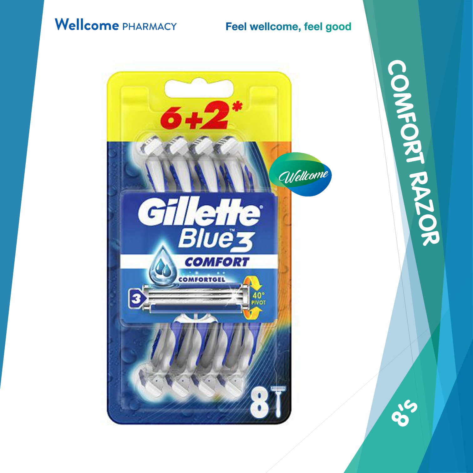 Gillette Blue III Disposable Comfort - 8s.png