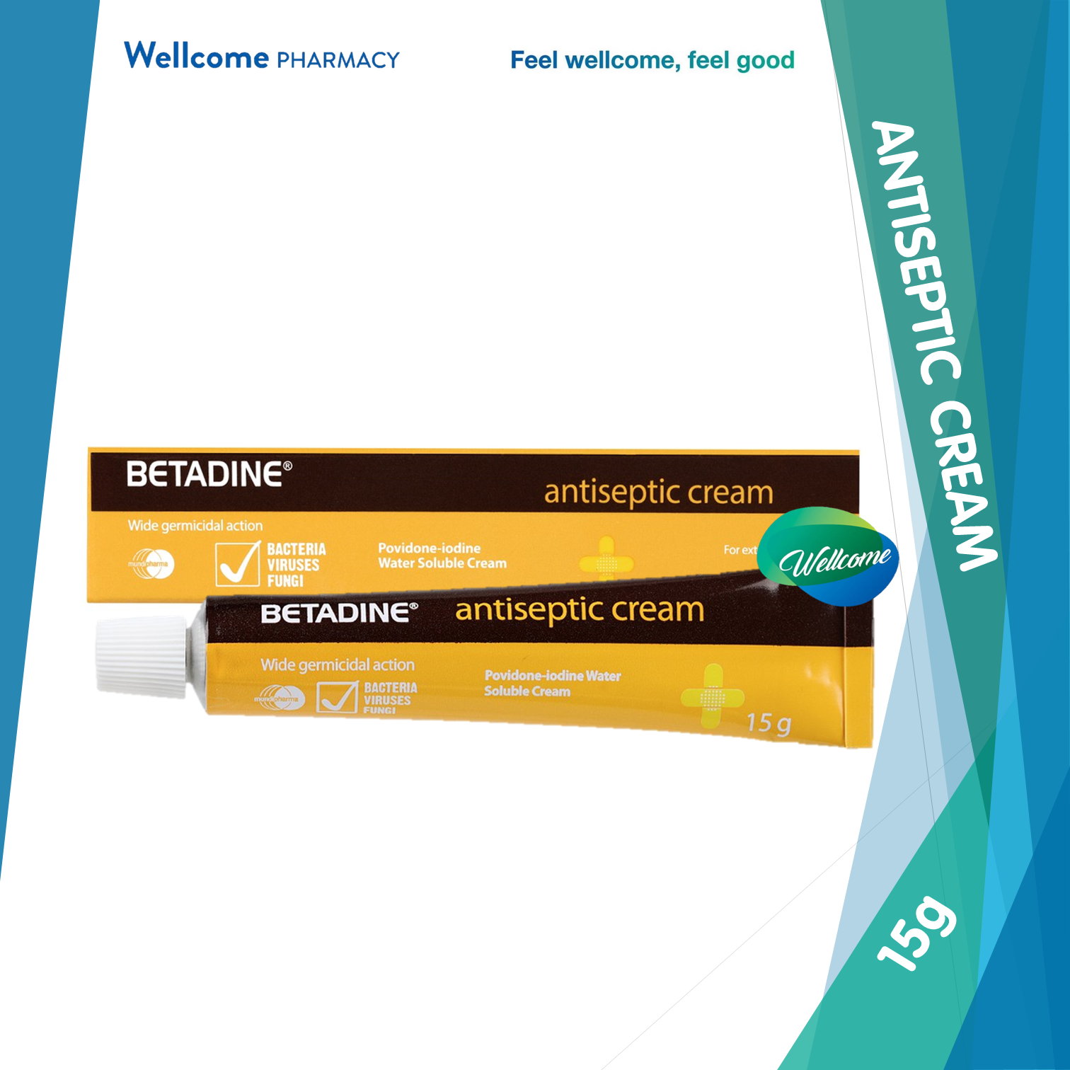 Betadine Antiseptic Cream - 15g.png