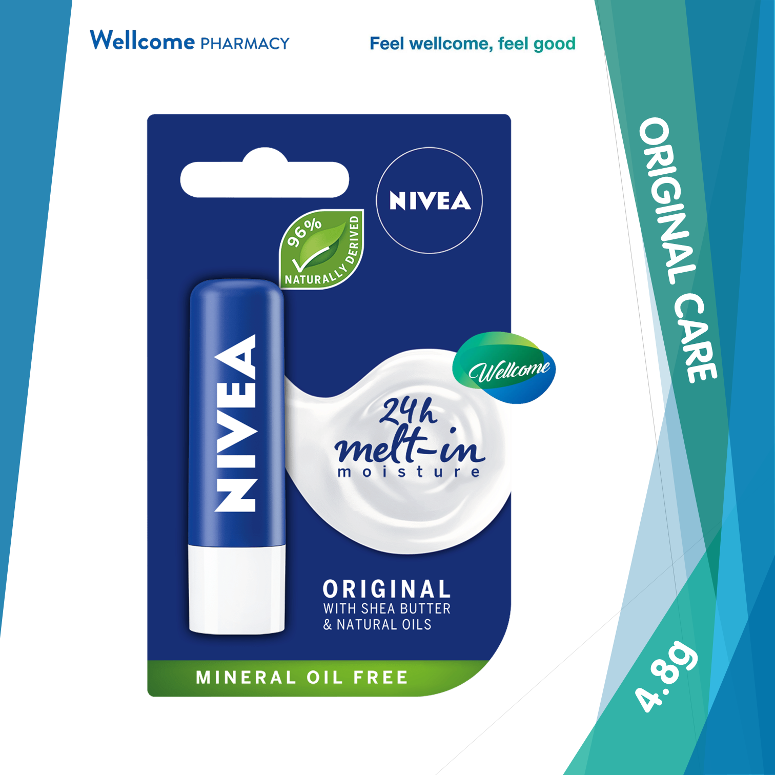 Nivea Original Care Caring Lip Balm - 4.8g.png