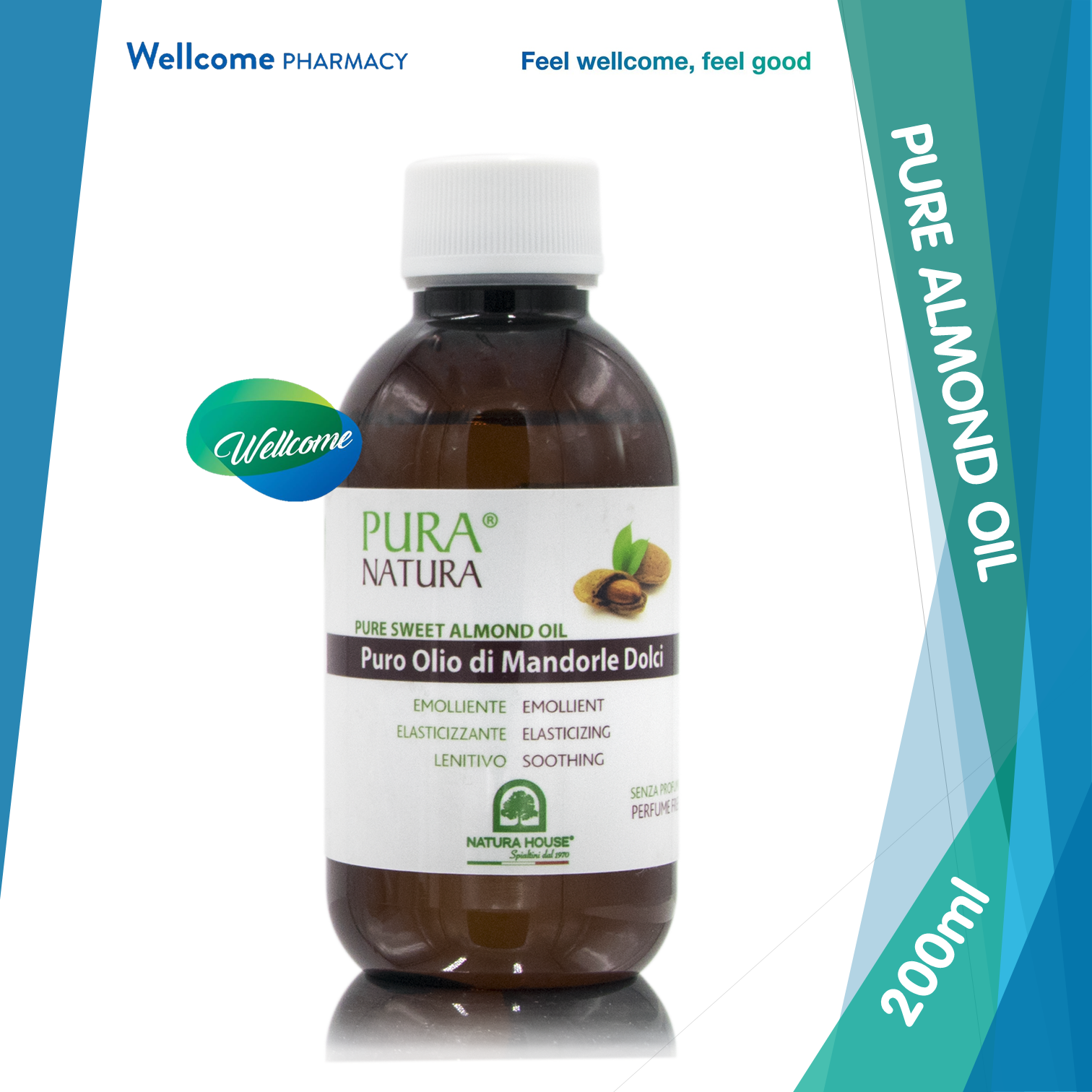 Pura Natura Pure Sweet Almond Oil - 200ml.png