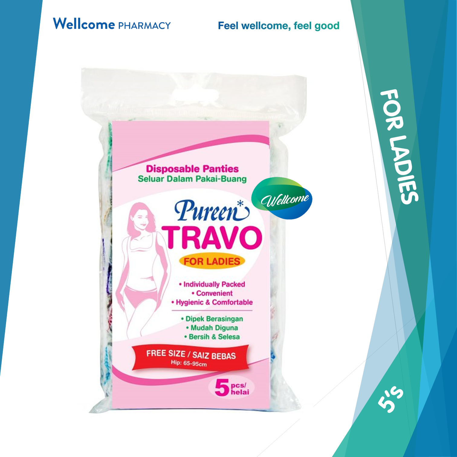 Travo Disposable Ladies Panties – Pureen Malaysia