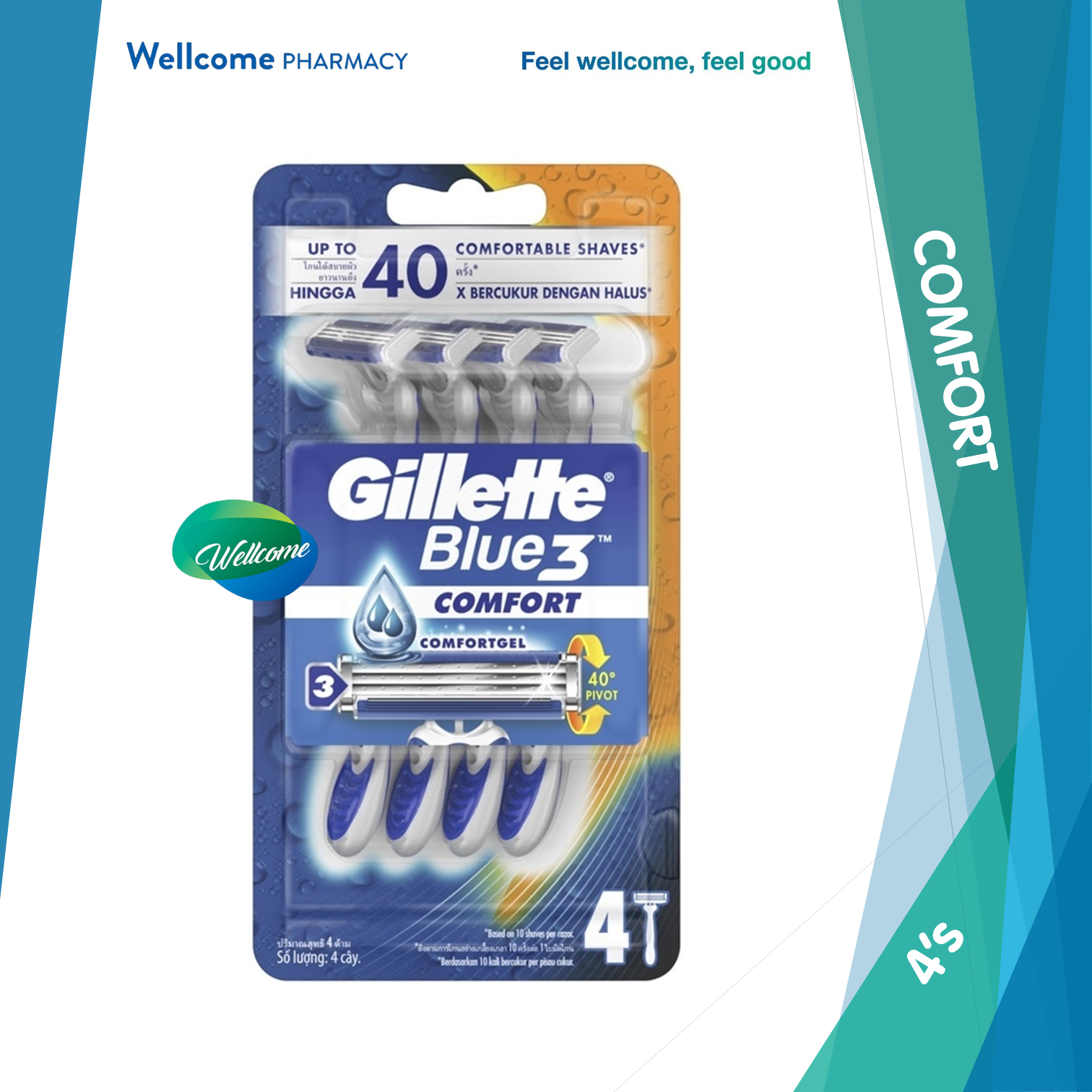 Gillette Blue3 Disposable Comfort - 4s.png