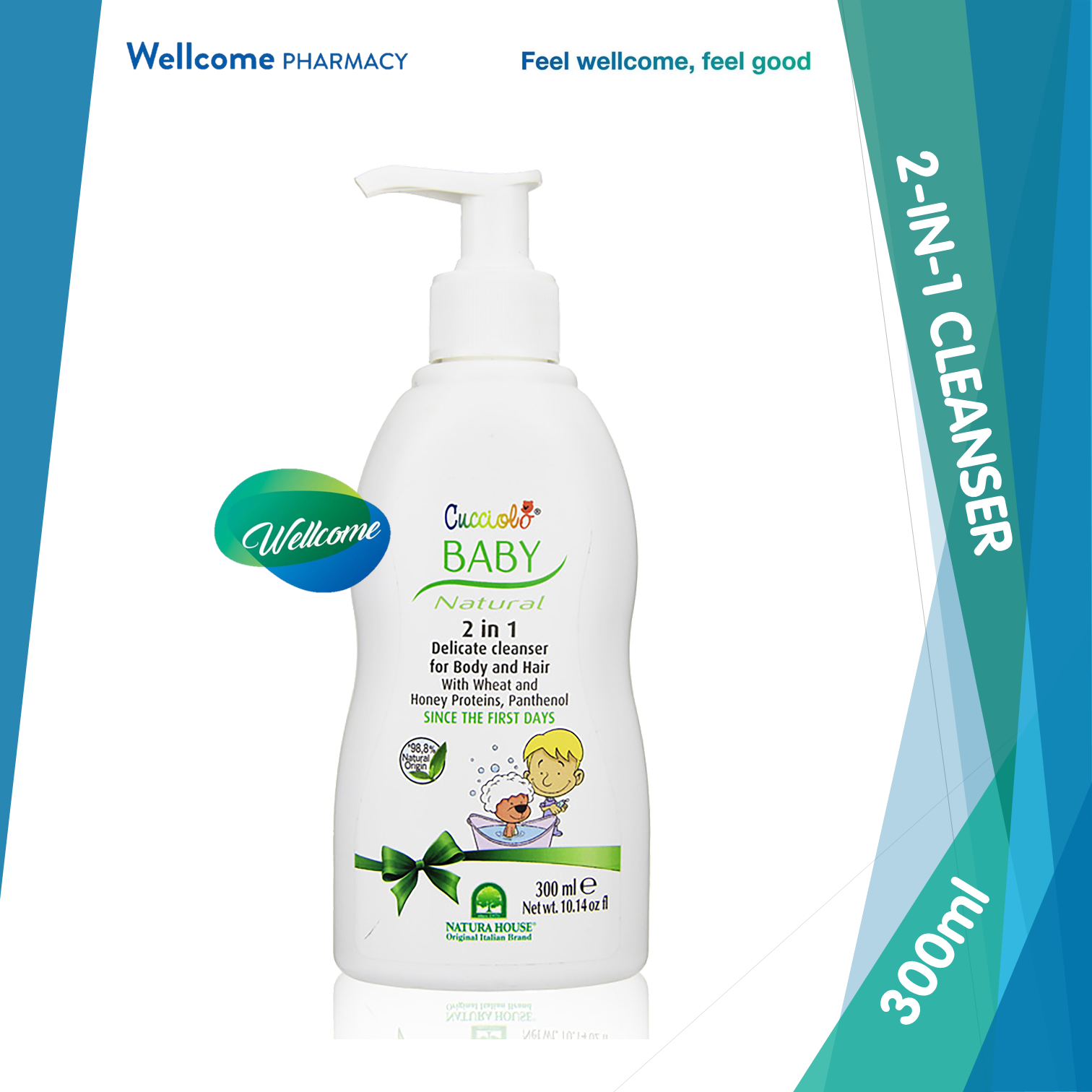 NH Baby Cucciolo 2 in 1 Delicate Cleanser for Hair & Body - 300ml.png