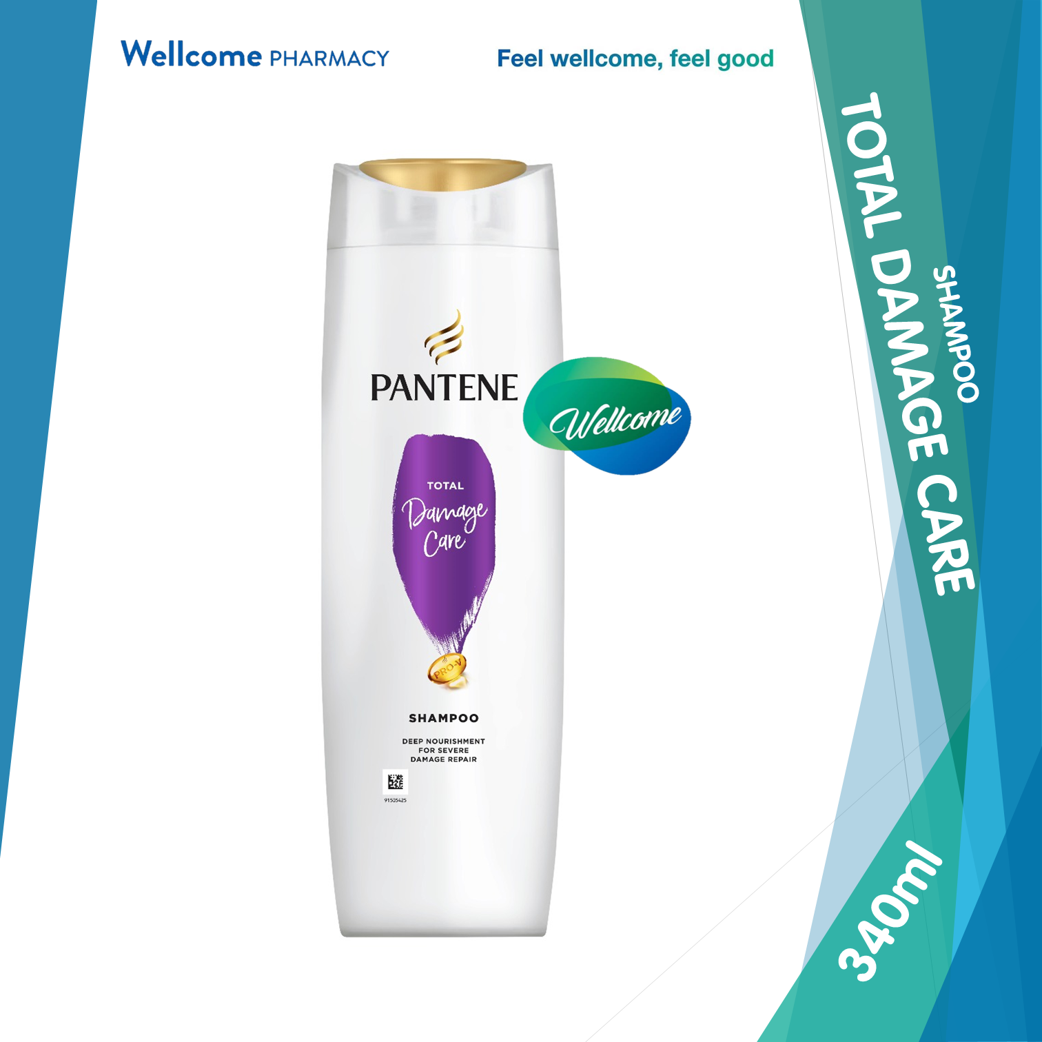 Pantene Shampoo Total Damage Care - 340ml.png