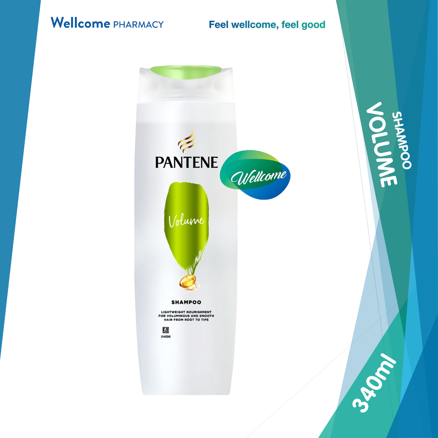 Pantene Shampoo Volume - 340ml.png