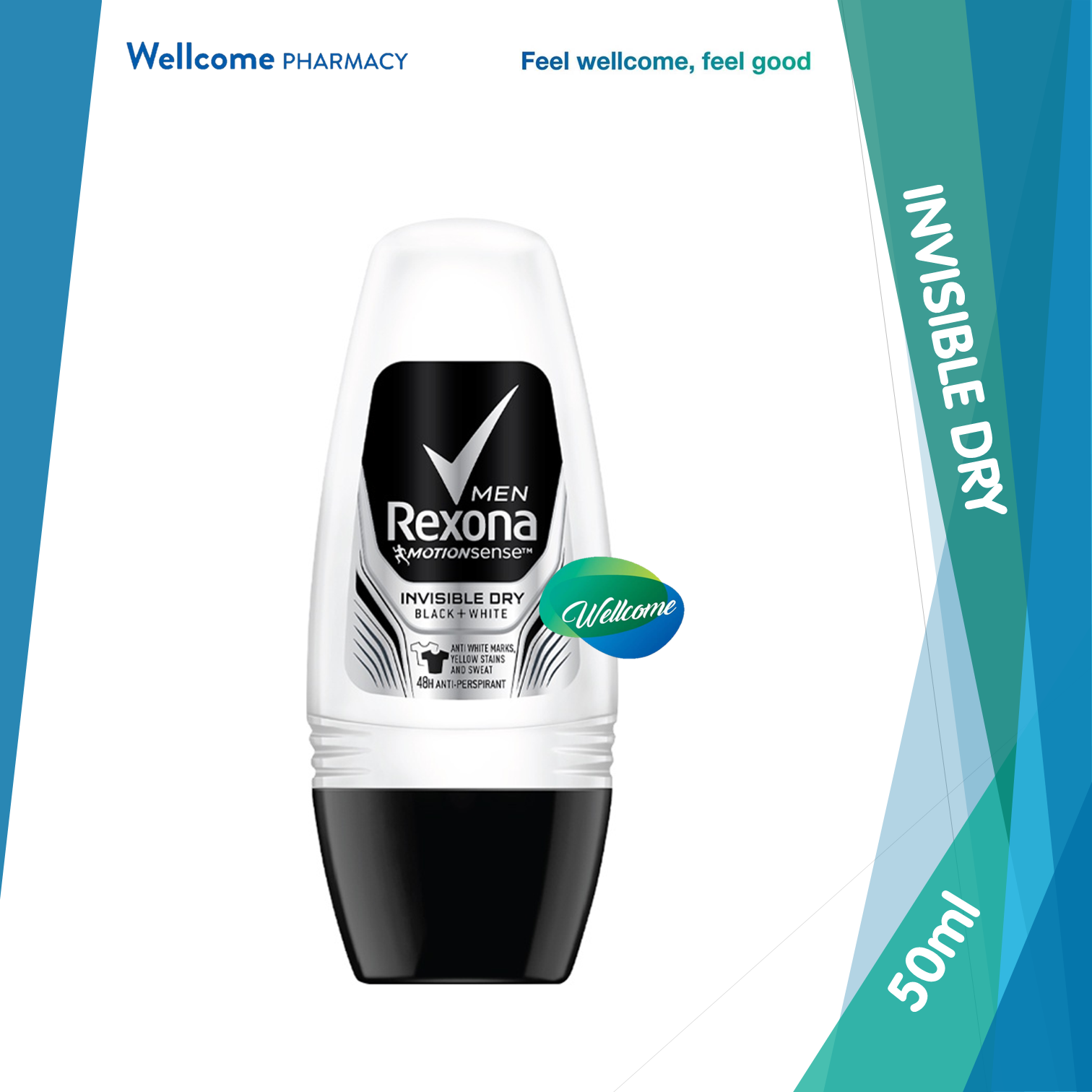 Rexona Men Invisible Dry Roll On - 50ml.png