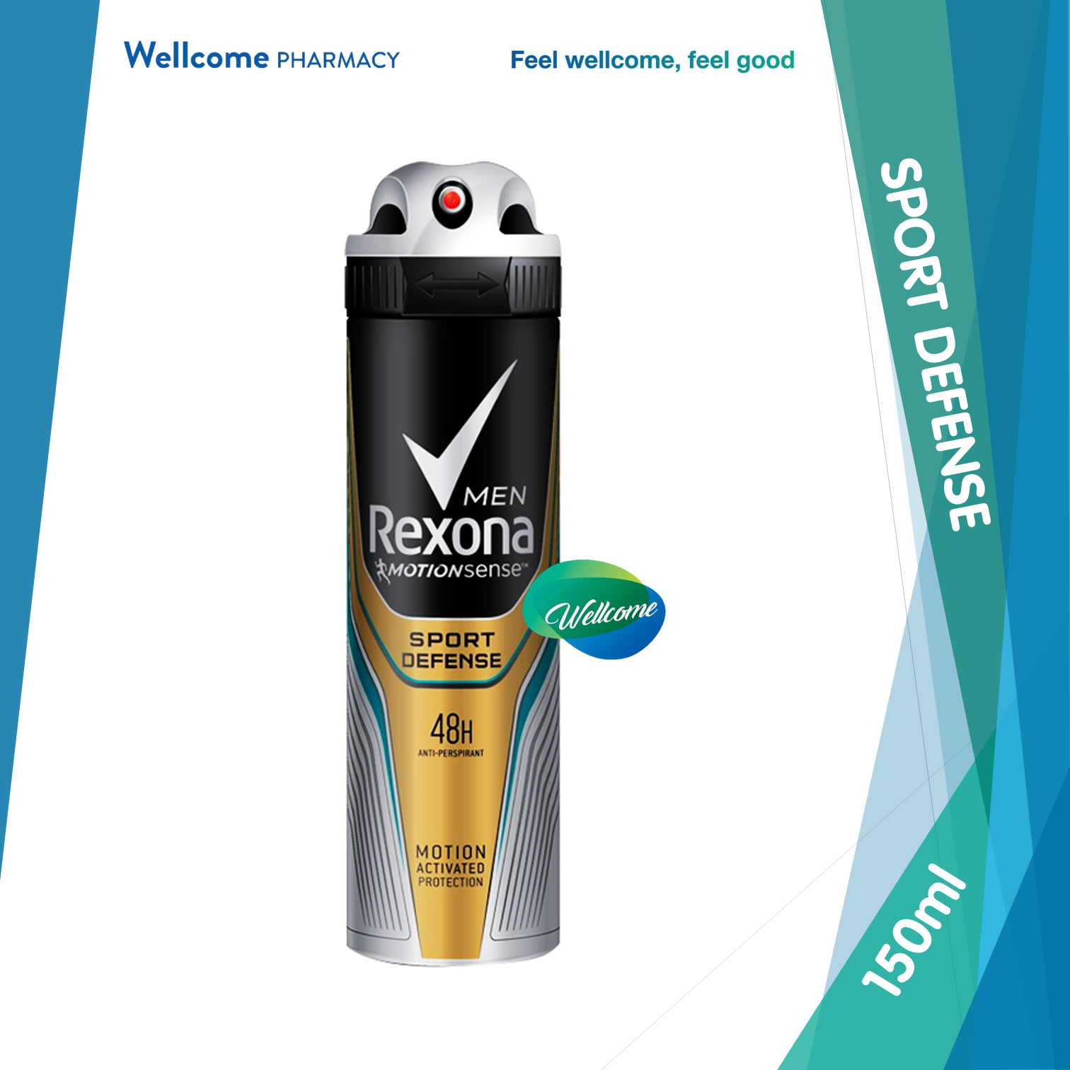 Rexona Men Sport Defense Spray - 150ml.png