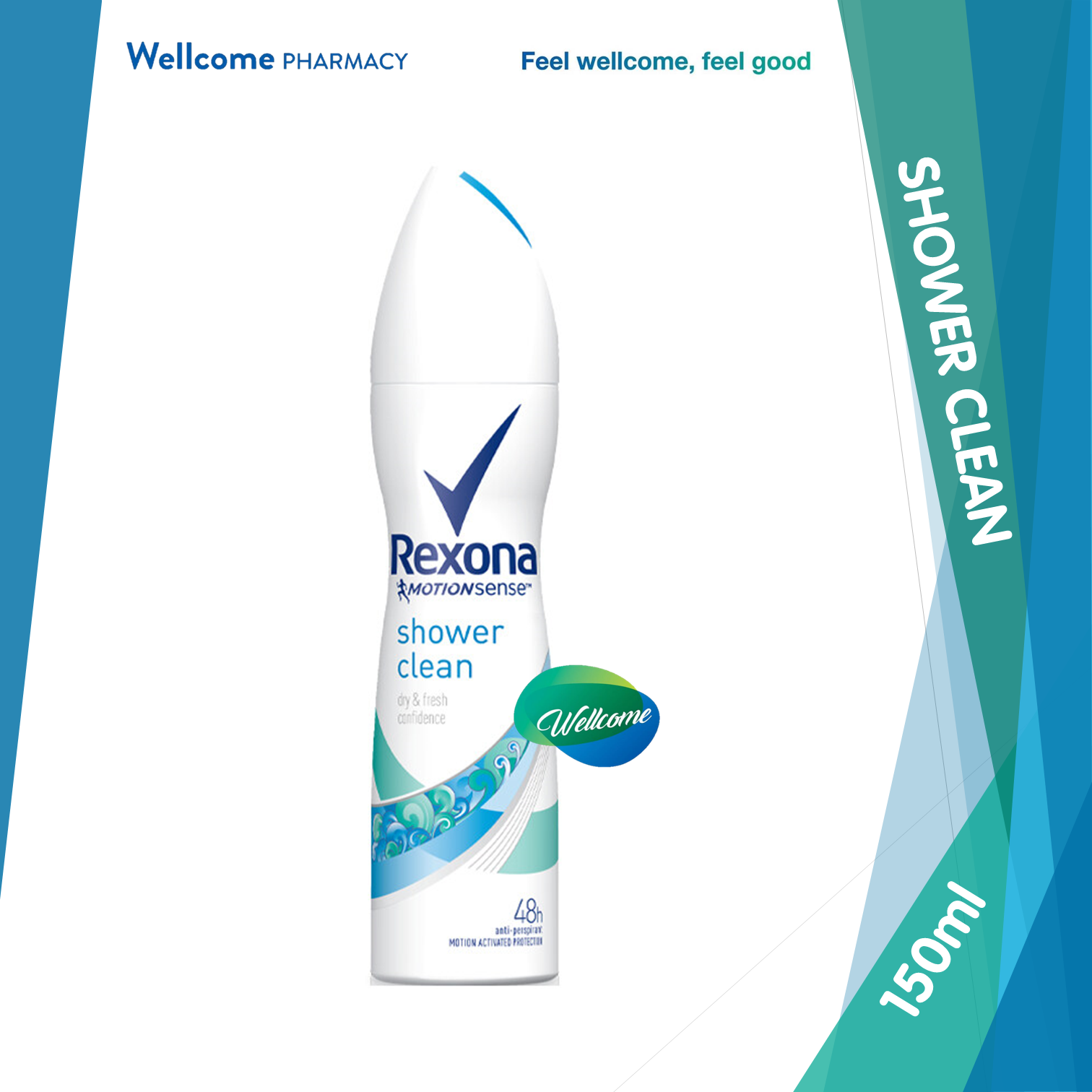 Rexona Women Shower Clean Spray - 150ml.png