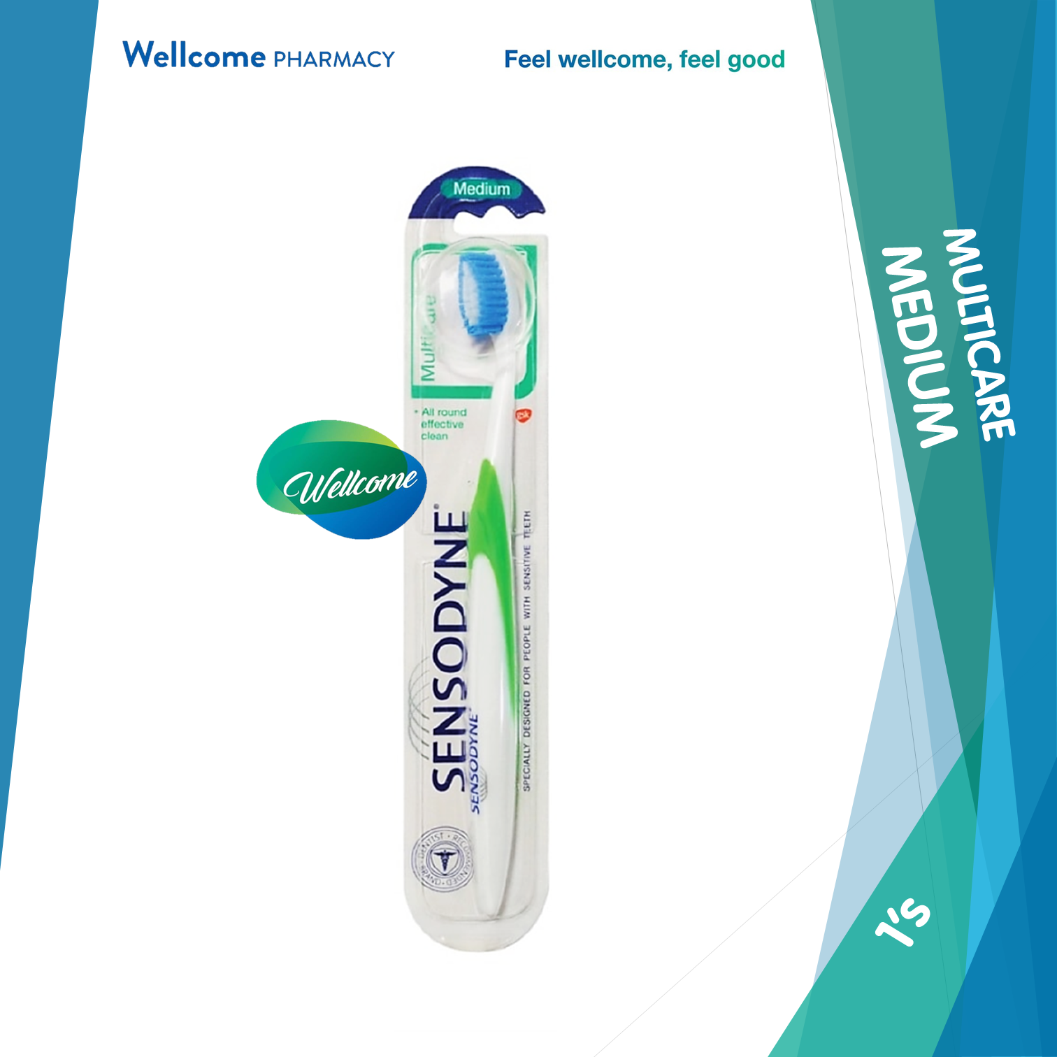 Sensodyne Multicare Toothbrush Medium - 1s.png