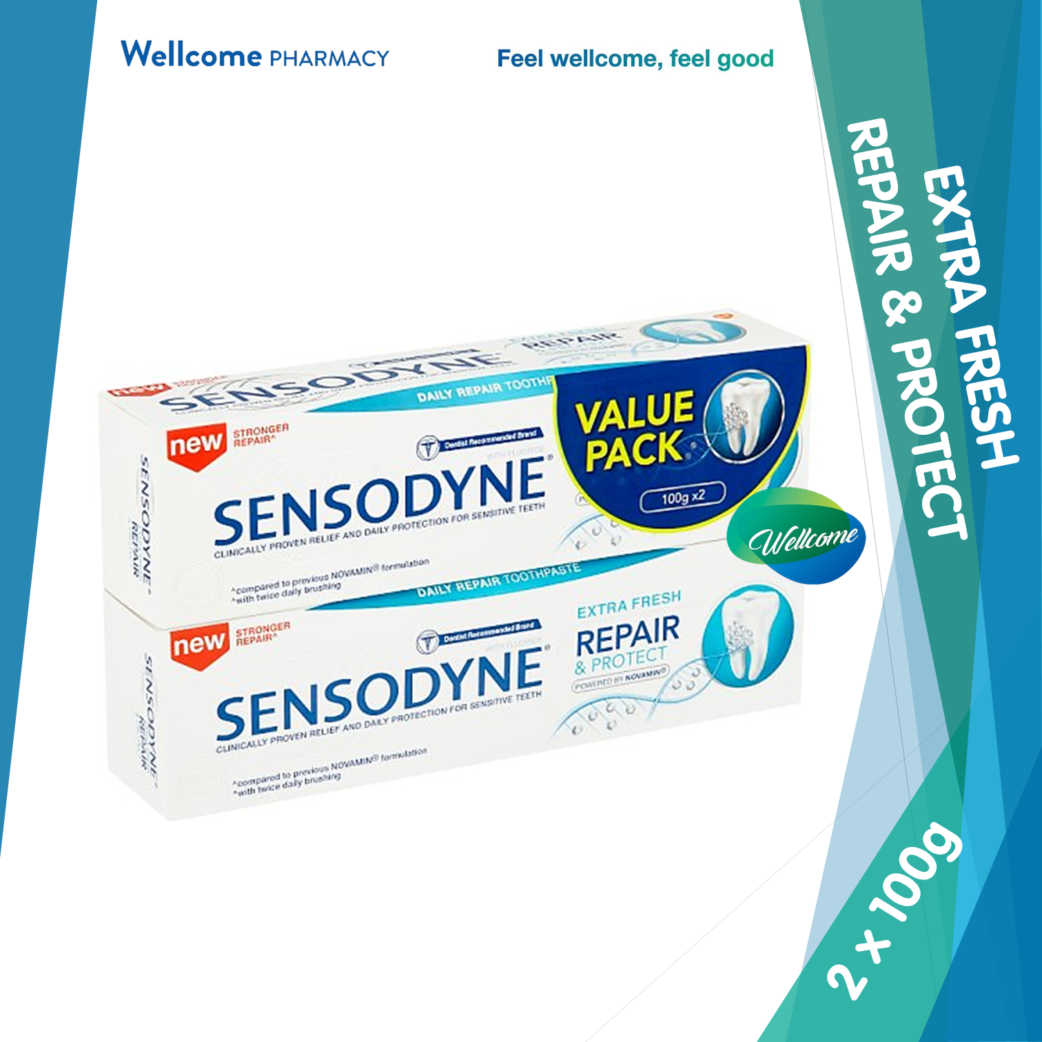 Sensodyne Repair & Protect Extra Fresh Twin Pack - 2 x 100g.png