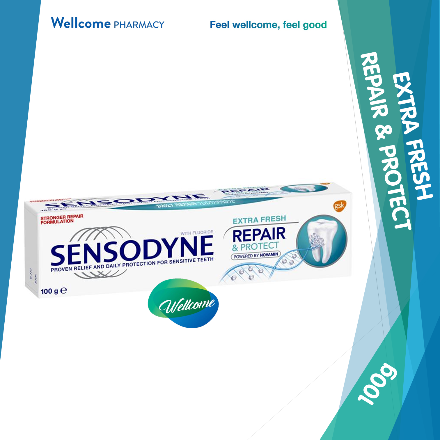 Sensodyne Repair & Protect Extra Fresh Toothpaste - 100g.png