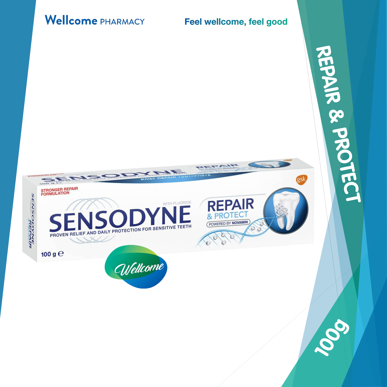 Sensodyne Repair & Protect Toothpaste - 100g.png