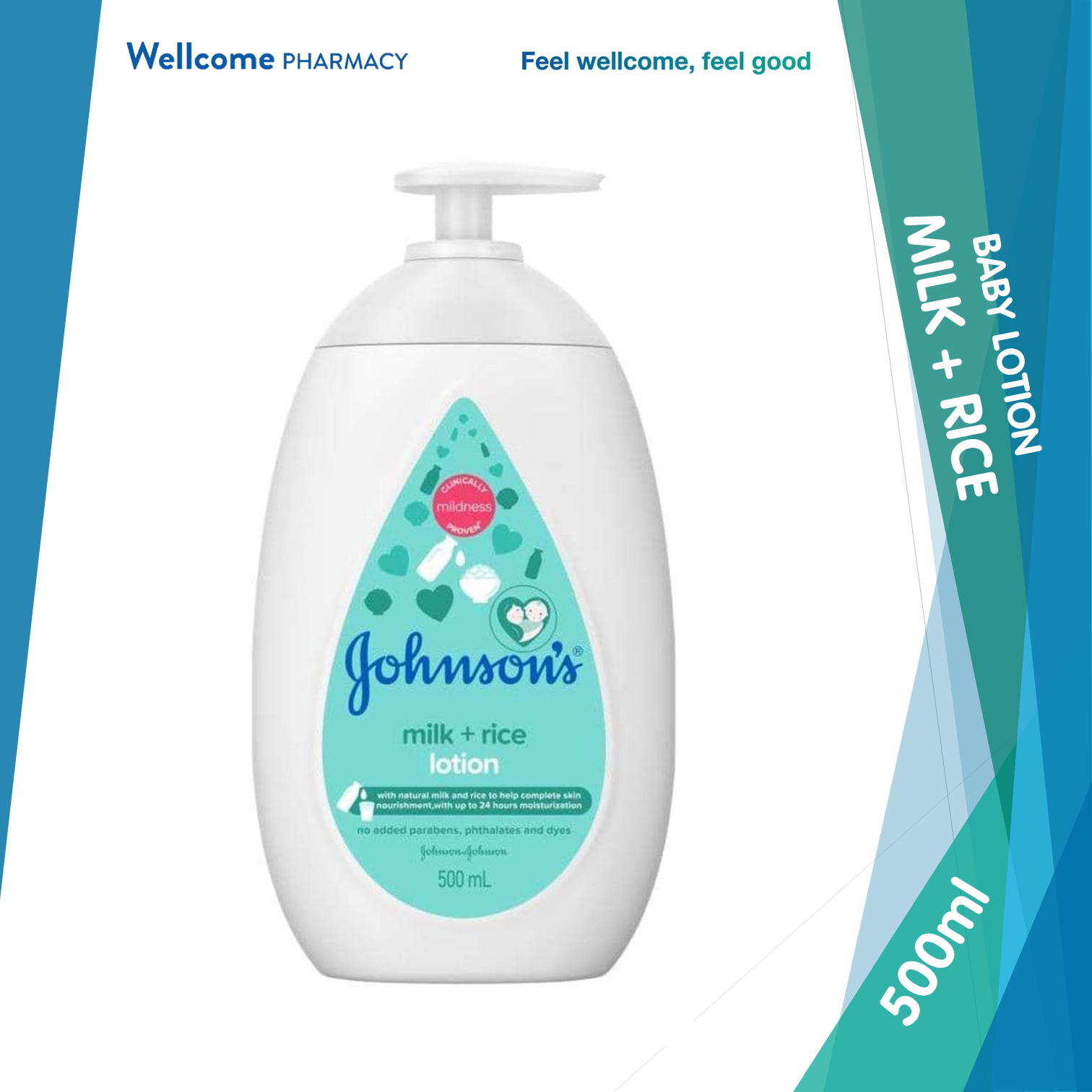 Johnson's Milk & Rice Baby Lotion - 500ml.png